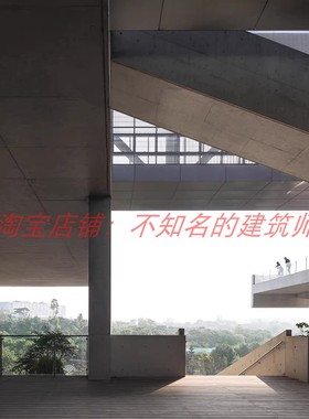 【直向建筑】深圳坪山美术馆方案SU+CAD+实景图手绘设计图