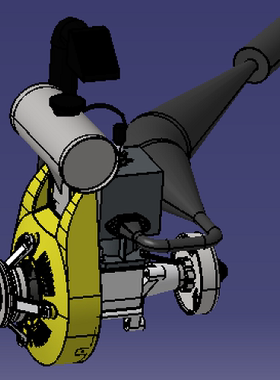 卡丁车汽车摩托车单缸汽油发动机3D三维几何数模型活塞连杆进排气