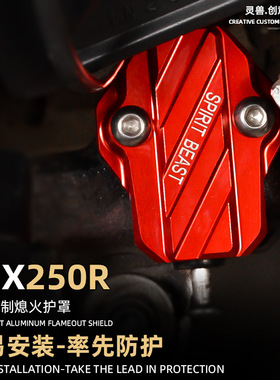 适用铃木GSX250R摩托车改装件熄火装置边撑侧踢开关保护盖罩盖子