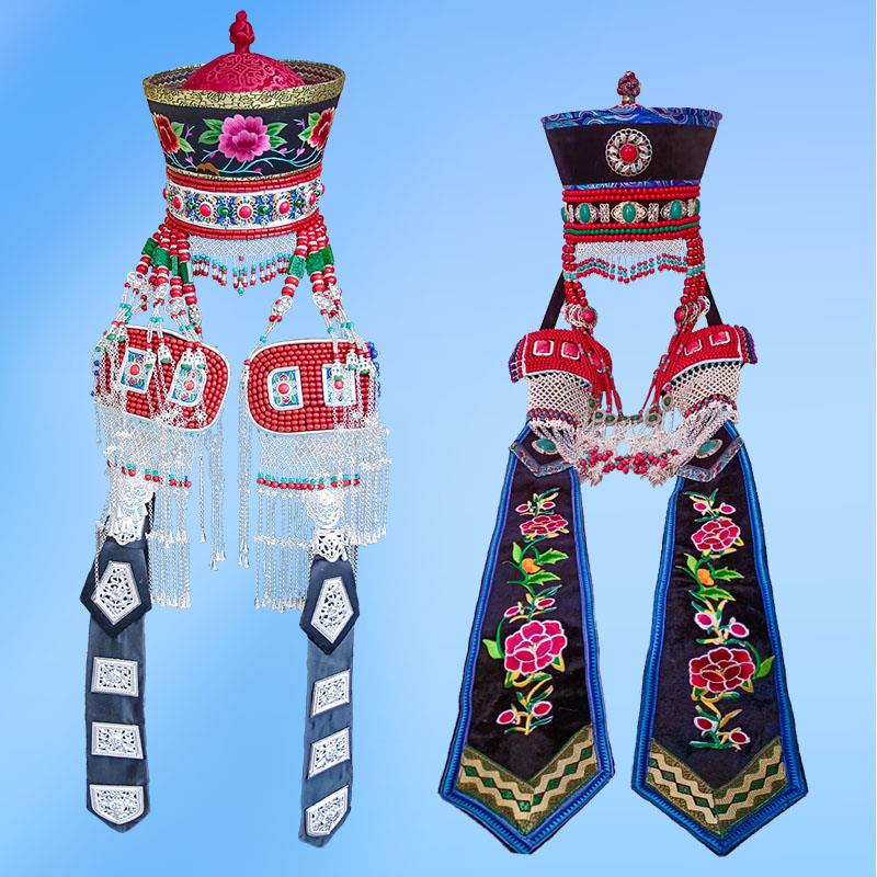 女蒙古帽头饰成人少数民族风鄂尔多斯新娘舞蹈演出高婚