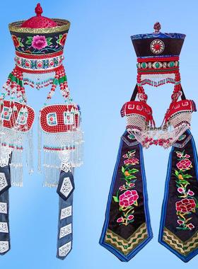 女蒙古帽头饰成人少数民族风鄂尔多斯新娘舞蹈演出高婚