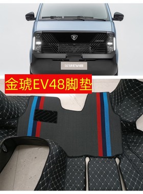 江铃金琥EV48新能源纯电动面包车脚垫ev48封闭式货车脚踏垫
