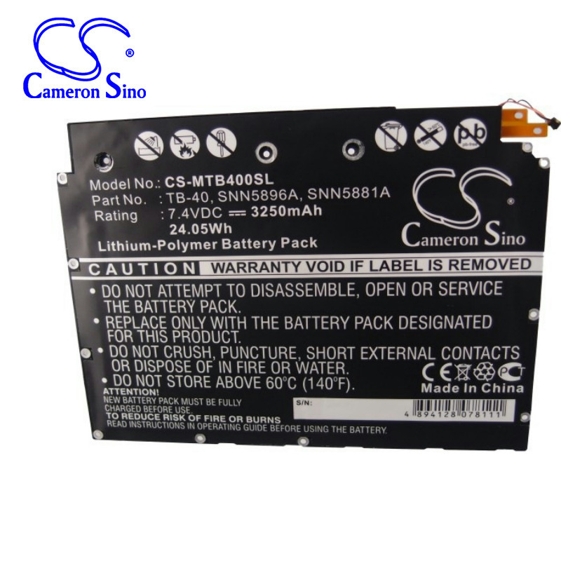 厂家直供CS适用 Motorola Xoom MZ604 MZ600 SNN5881A平板电池