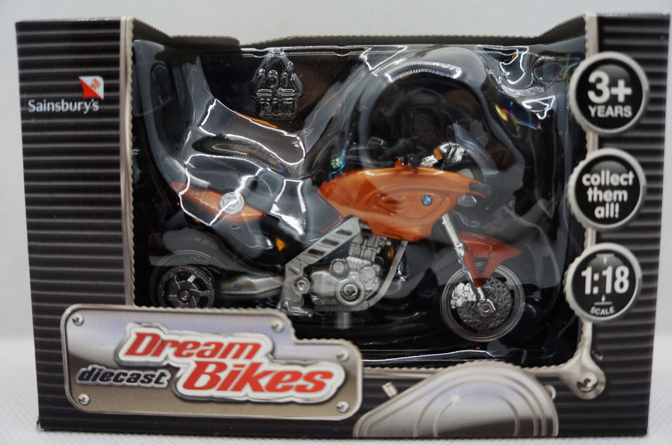 SAINSBURY'S DREAM BIKES合金摩托模型摆件1:18仿真儿童玩具车模