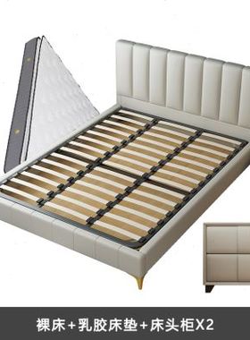 厂轻奢床2020新款15米18米双人床主卧婚床现代简约布艺储物高箱库