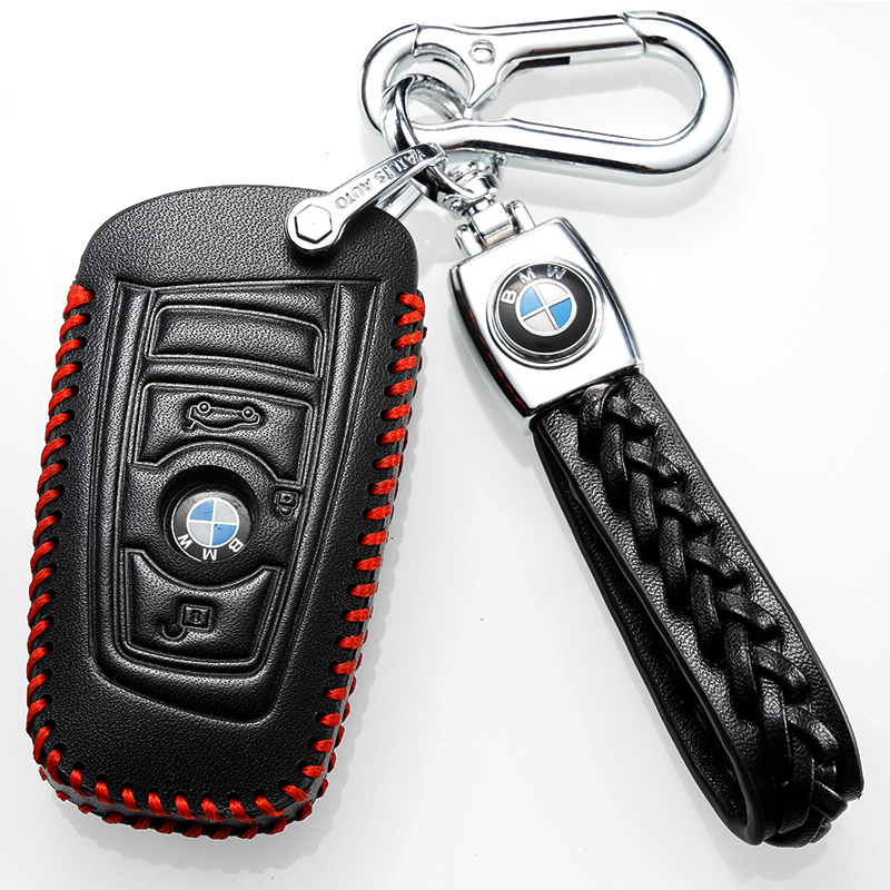 BMW3系钥匙套3系gt钥匙套真皮2021款BMW320Li 325Li车钥匙包扣
