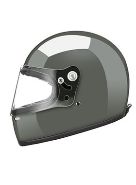 正品AMZ复古摩托车头盔男女四季哈雷机车安全帽玻璃钢夏季防雾全