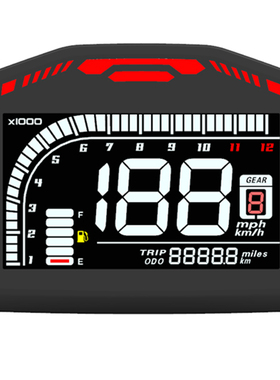 摩托车彩色屏液晶仪表适用于吉铭吉越吉利400D JM-400仪表改装