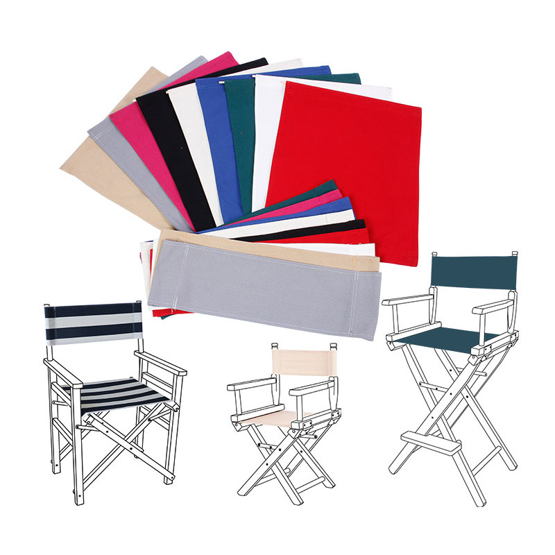 厂家直销实木椅子布导演椅布套替换折叠椅帆布套坐布背布颜色多样