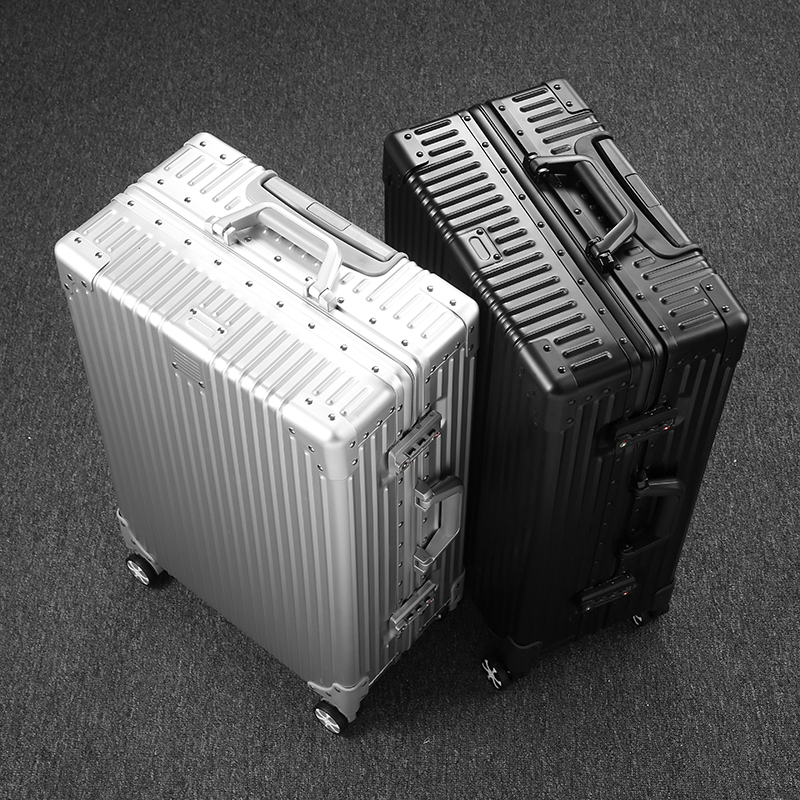多功能行李箱26寸大容量铝框拉杆箱万向轮新款旅行箱密码箱子男女