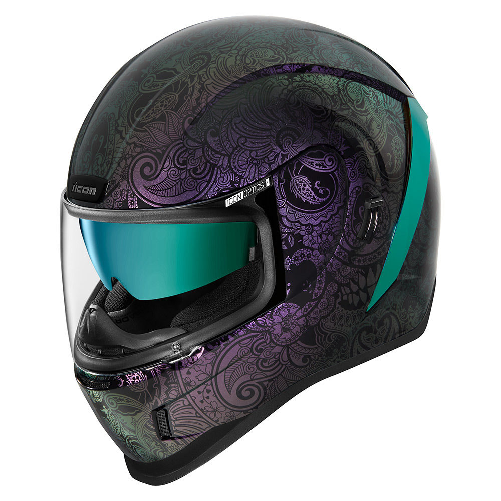 ICON复古双镜片全盔ICON AIR FROM 变色假面骑士摩托车头盔赛盔
