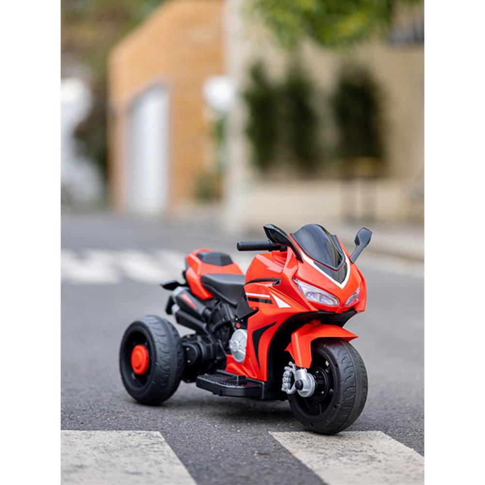 儿童摩托车电动男孩充电三轮车女宝宝可坐小孩玩具车双驱动1-5岁