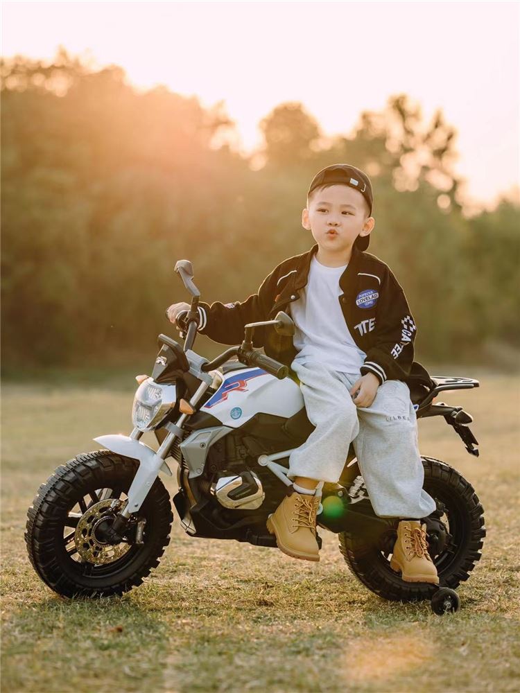 儿童电动摩托车3-13岁玩具车男女小孩宝宝充电越野车可坐人超大号