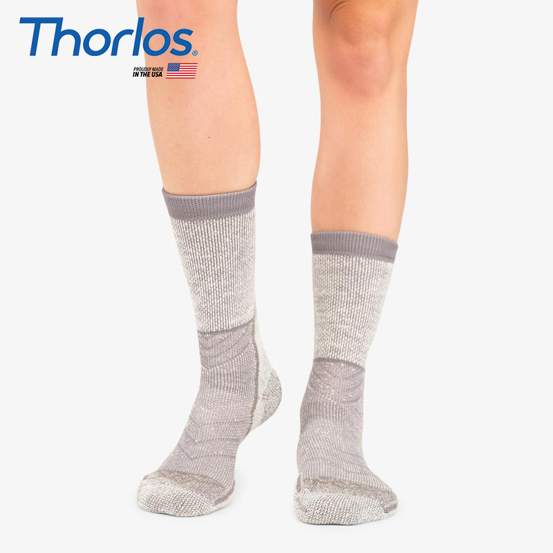 THORLOS美国高端运动袜OEXU加厚户外袜减震排湿适合寒冷天气 一双