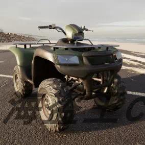 ATV Quad Bike 可驾驶四轮沙滩越野摩托车蓝图 虚幻UE4.22-5.2