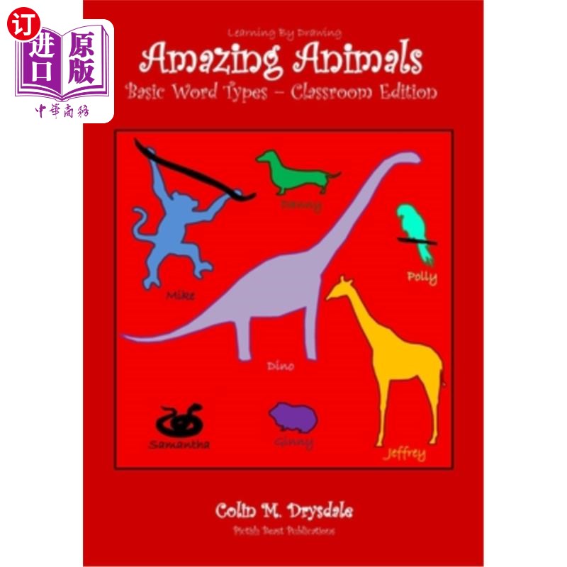 海外直订Amazing Animals Basic Word Types - Classroom Edition 神奇动物基本单词类型-课堂版
