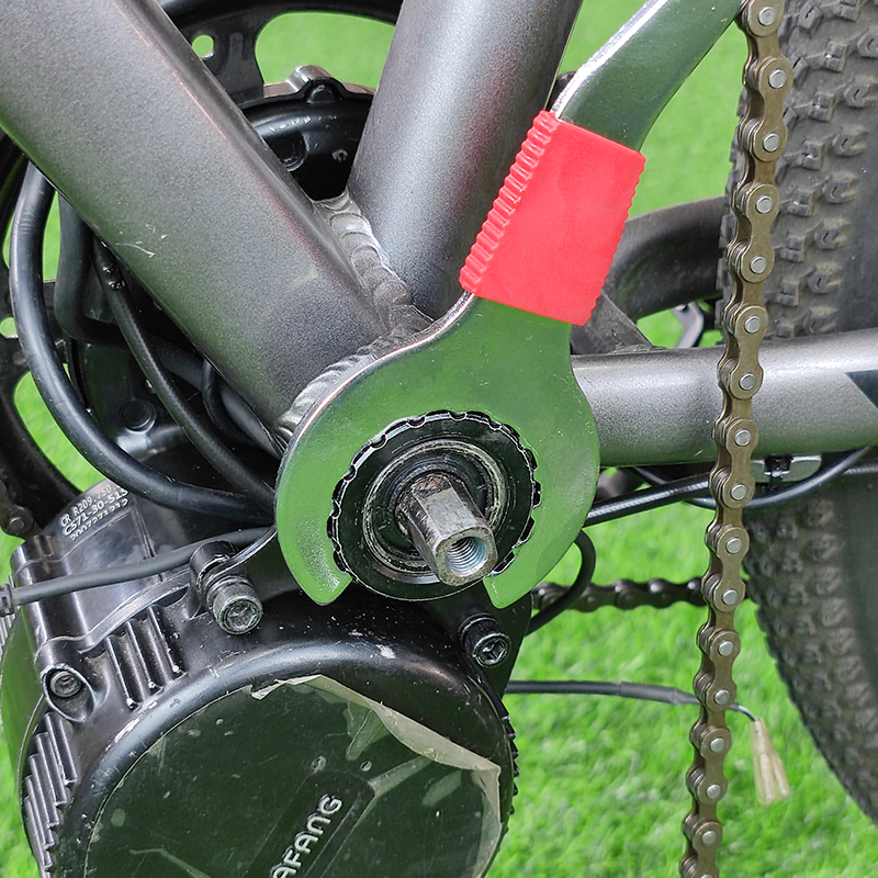 八方电机专用扳手拉玛飞轮中轴套筒撬胎棍自行车改装安装维修工具