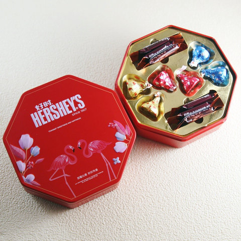 好时kisses巧克力礼盒装结婚喜糖盒成品含糖8粒16粒装大礼盒回礼