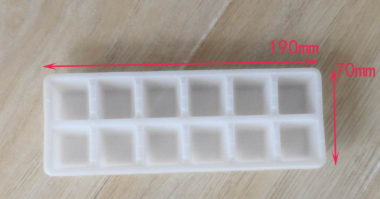 适用海尔冰箱配件冰盒制冰盒冰格储冰白盒12格190*70mm冰块盒1445