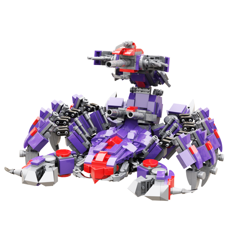 死亡毒蝎MOC积木洛伊德索斯机械兽动物机器人建构拼插男女孩礼物