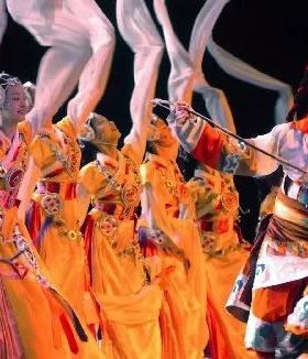 藏族舞蹈《弦歌悠悠》民族服装演出服装舞台服装藏族长款男女组合