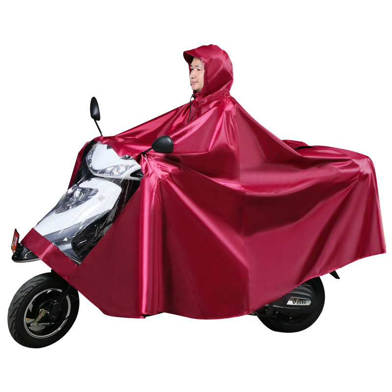 新款X9IG直供五羊本田豪爵踏板摩托车雨衣单人双人加大加厚特大号