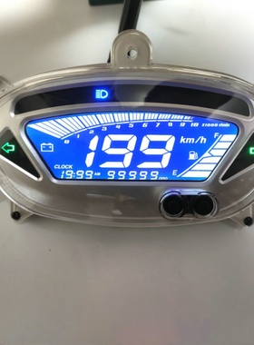 雅马哈摩托车V舞福喜福缘巧格直上Dⅰo改装液晶仪表电子表里程表
