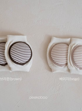 PEEKABOO韩国童装代购24夏男女婴童宝宝透气薄款可爱防摔防护护膝