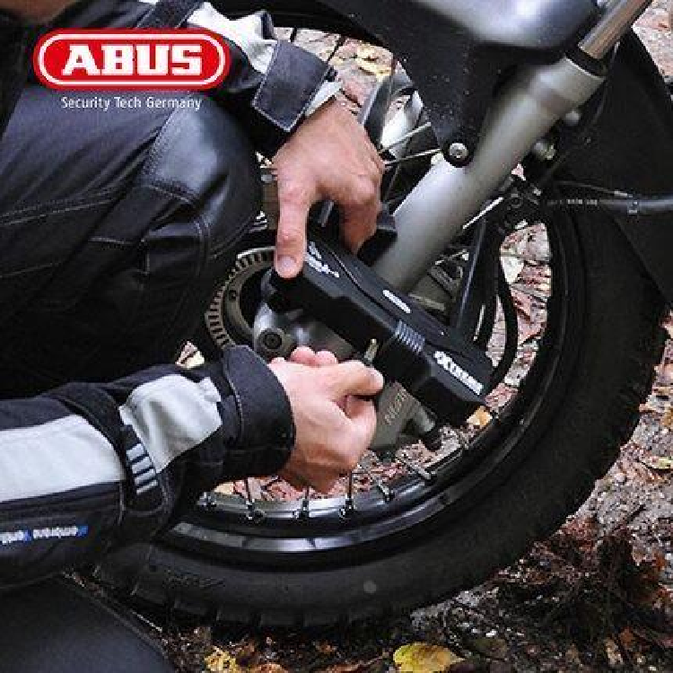 車迷辰ABUS Granit59摩托车U型锁本田400cc防盗安全大锁踏板车锁