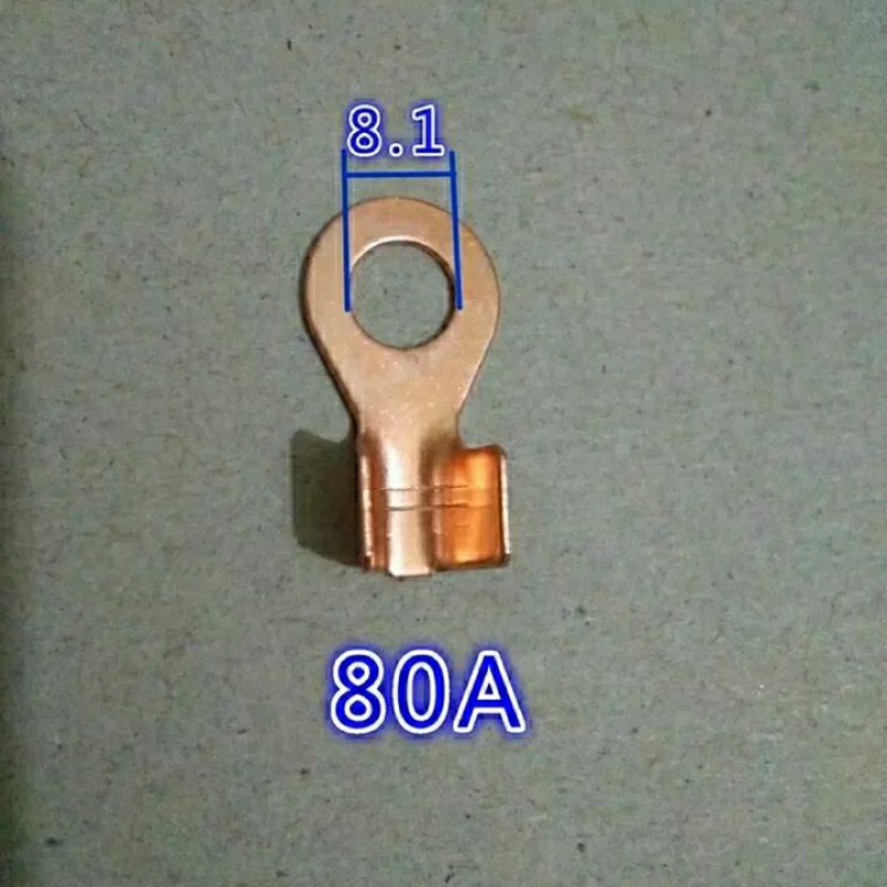 摩托车电动车蓄电池电瓶接头 纯铜接线端子 卡子 线卡线耳连接夹
