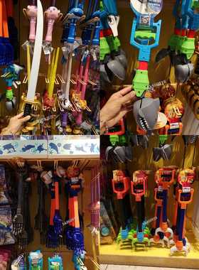 珠海长隆纪念品海洋王国玩具海盗剑发光机械手夹子机器人男孩礼物