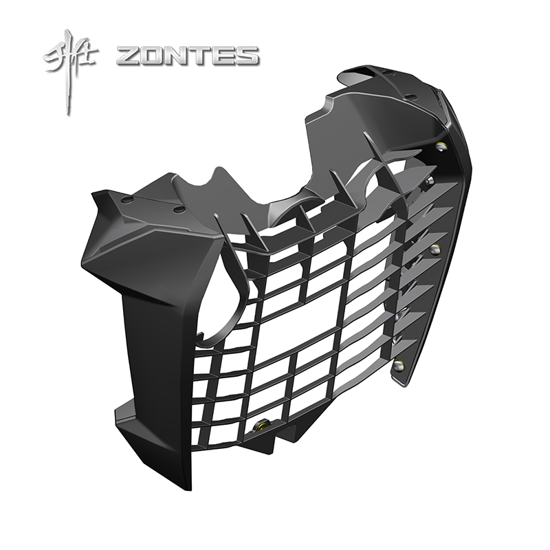 升仕ZT310-V太子款摩托车散热器装饰罩 水箱左右塑料外壳侧盖配件
