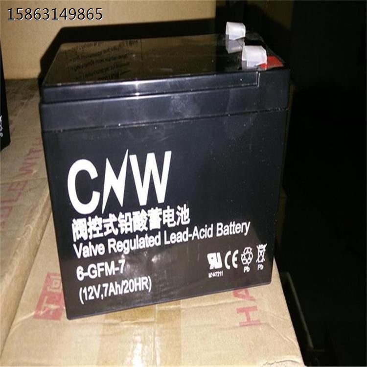 CNW储霸蓄电池6-GFM17铅酸免维护12V17AH无污染长寿命电瓶