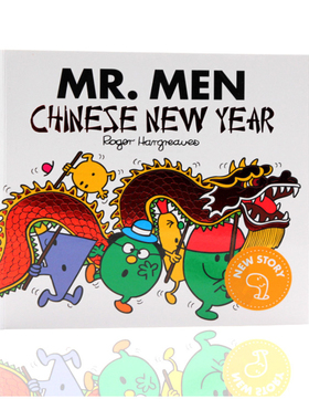 预售 奇先生妙小姐英文版 过新年 Mr Men Chinese New Year 英文原版绘本 平装图画书 Roger Hargreaves 儿童英语动画片