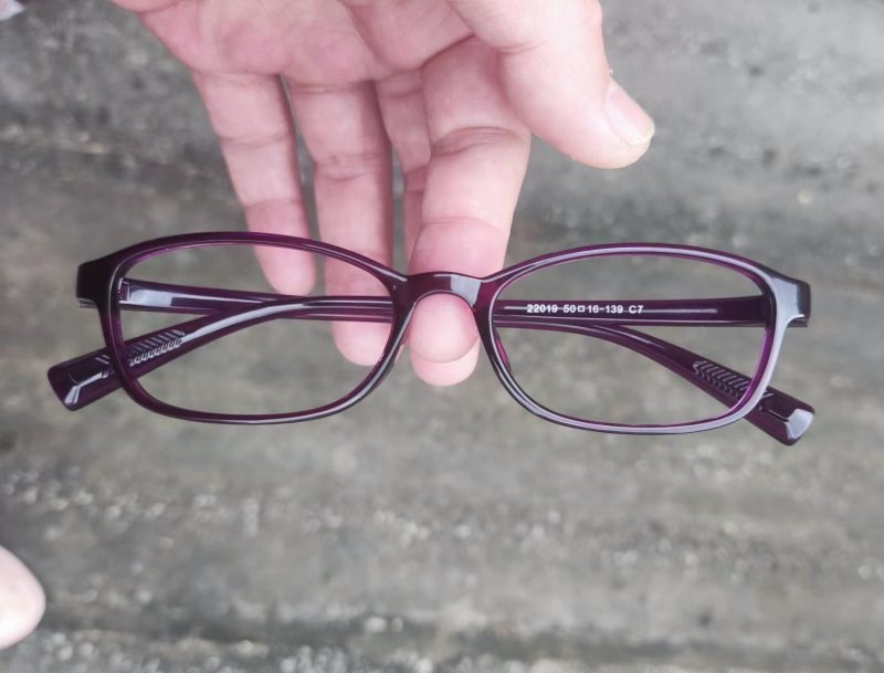 配眼镜小框高度近视镜男女弱视超轻紫色TR镜框1000度2000度2500度