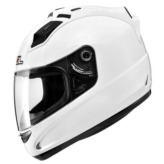 台湾进口SOL头盔68S白色独角兽摩托车头盔男女带闪灯机车全盔跑盔