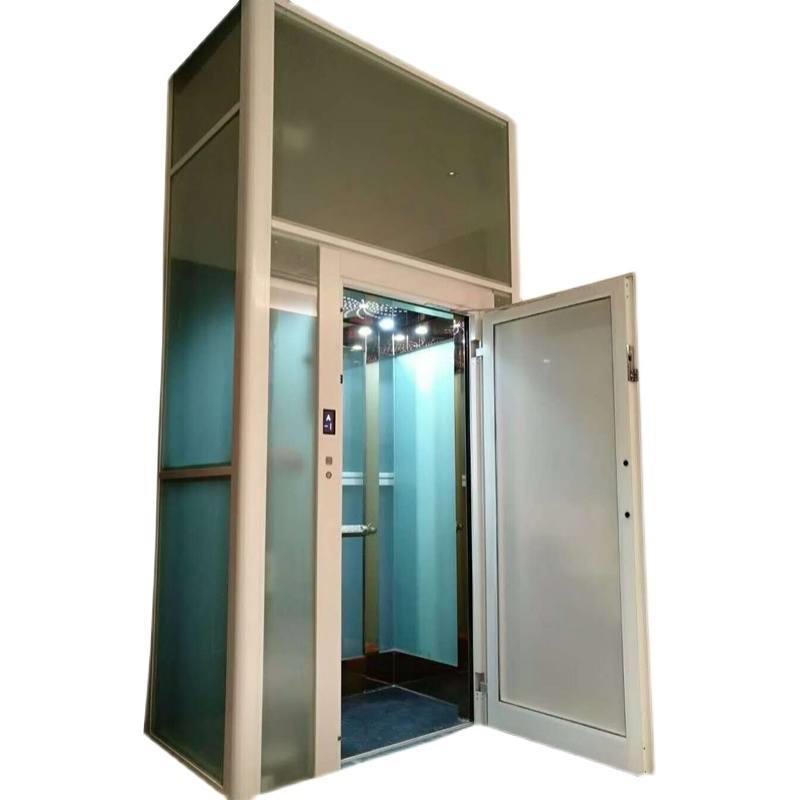 速发家用电梯二层小型别墅电梯室内液压升降机三层六层室外观光电
