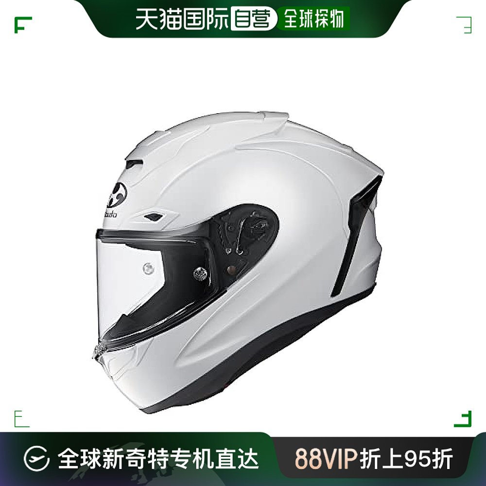 【日本直邮】OGK KABUTO 摩托车头盔 F17 白色 XL(61-62cm)