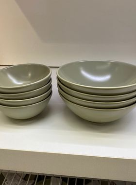 IKEA宜家法利克洛 碗吃饭碗米饭碗家用面碗汤瓷碗圆形餐具套装4件