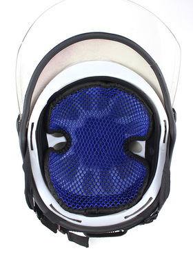 透气电动车头盔隔热垫踏板摩托电瓶单车的安全帽内衬透气网垫通用