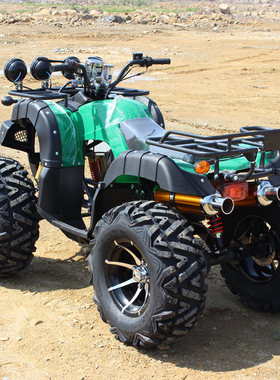 大小公沙滩车牛四轮越野摩托车 全地形山地四驱轴传动电动沙滩车