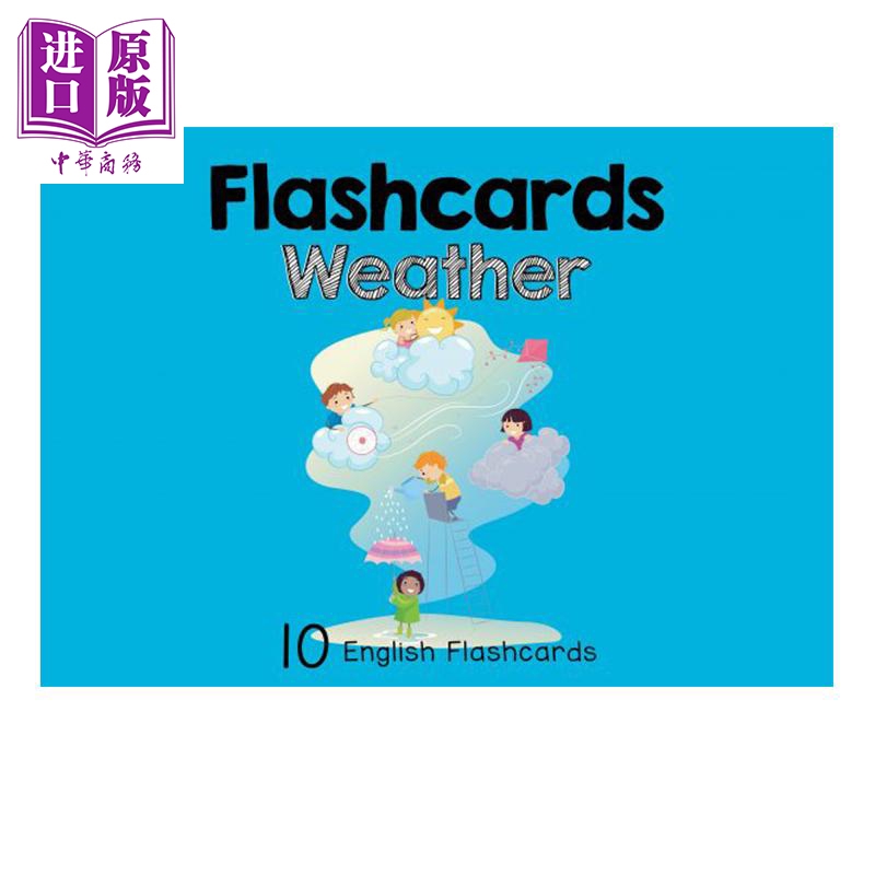 现货 新加坡幼小衔接英语学习卡片CPD Flashcards:Weather 天气 抽认卡 英文原版 早教启蒙 亲子英语 4-6岁【中商原版】