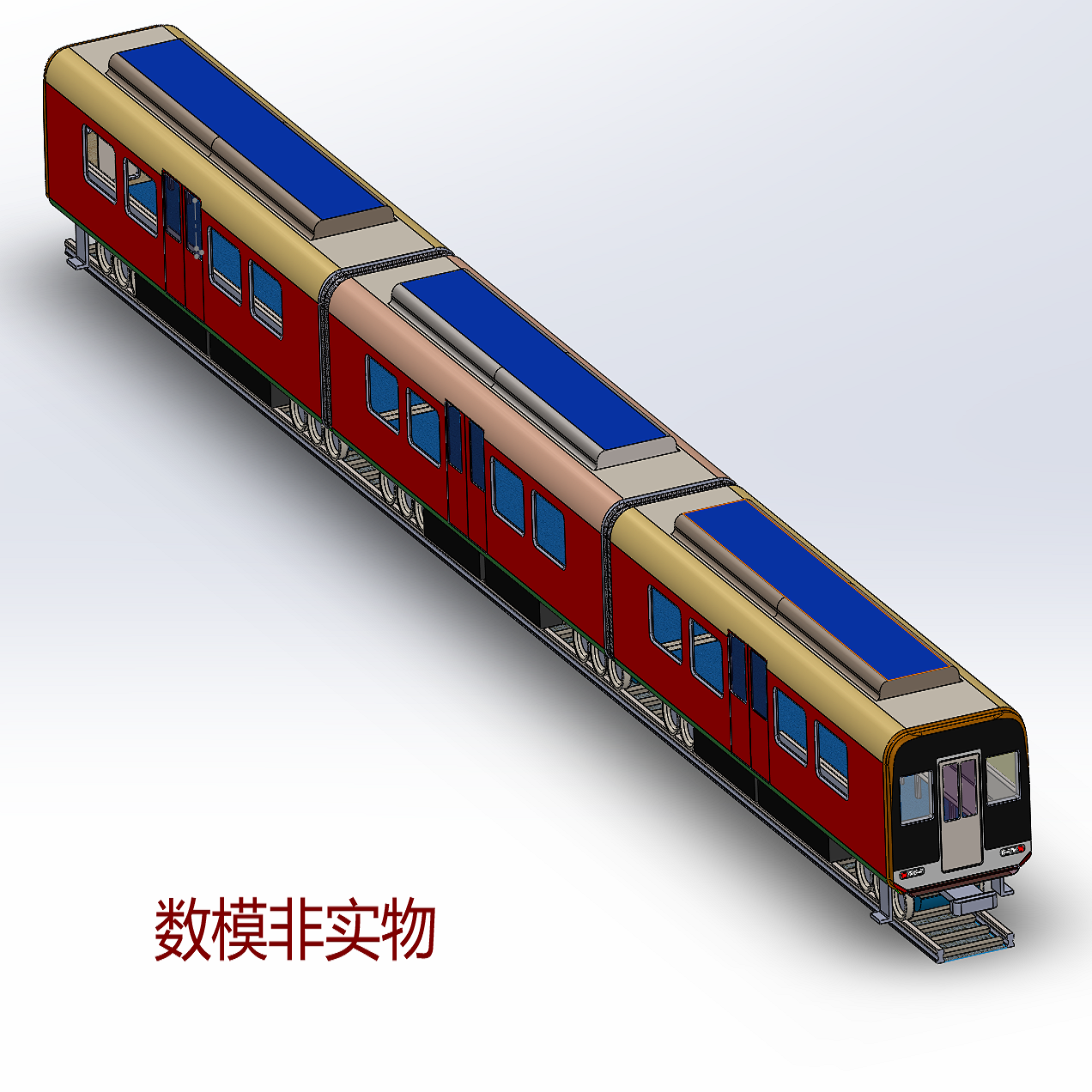 火车高铁列车厢3D三维几何数模型简化Solidworks图纸车箱壳体CAD