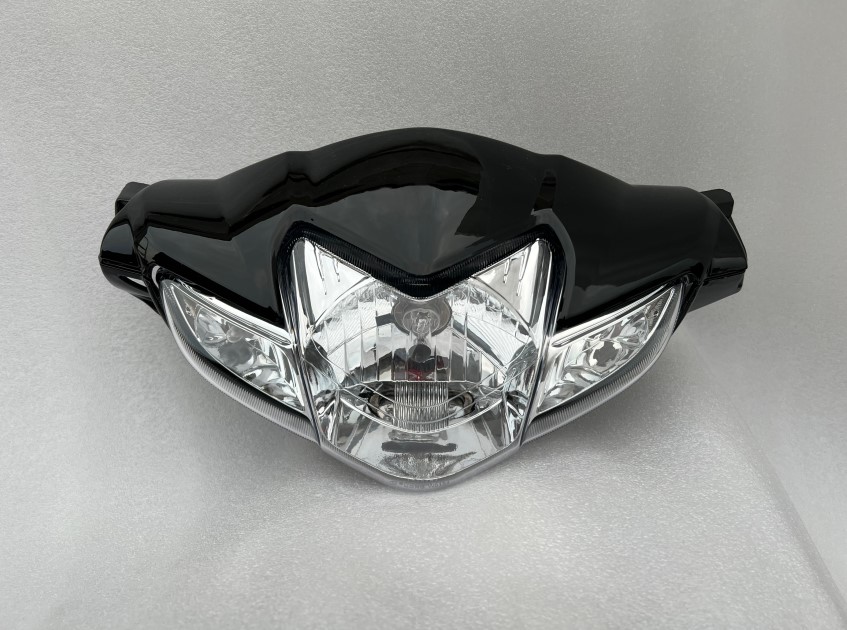 适用于新大洲摩托车配件 飘悦 SDH110-16弯梁前大灯 灯箱 仪表罩
