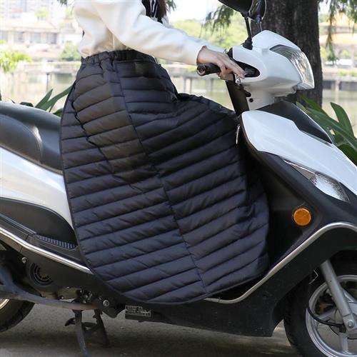 摩托车挡风被踏板电动车围裙骑行加绒保暖防寒护腿罩防水短款四季