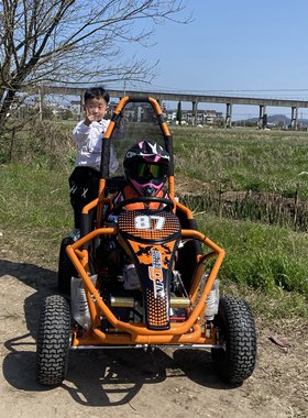 儿童小型汽油卡丁车四轮沙滩车场地成人娱乐竞技漂移越野摩托车