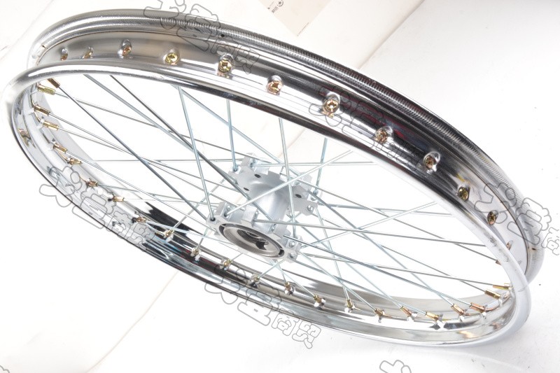CQR150-250越野摩托车前后钢圈轮毂轮子鼓芯轮辋网轮总成21 18寸