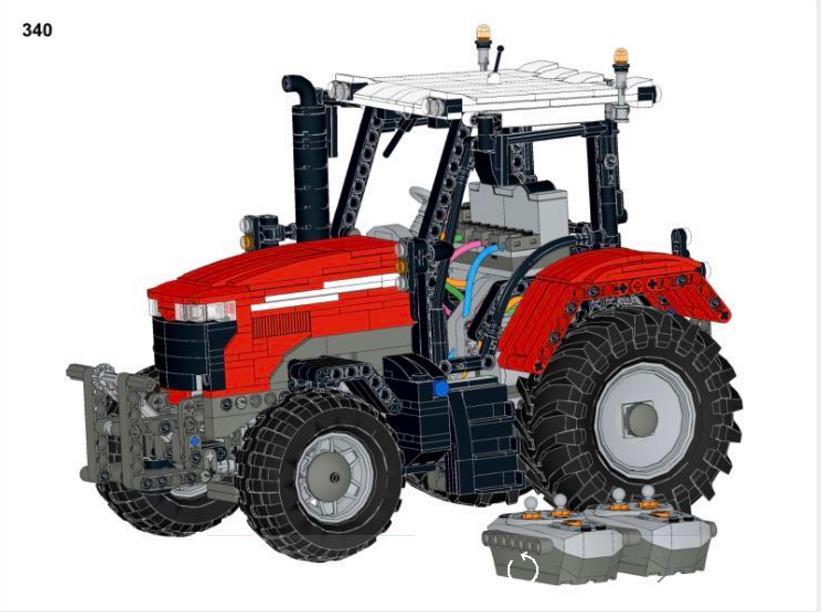 MOC33521 国产积木 兼容乐 科技多功能农用车 拖拉机 电动遥控