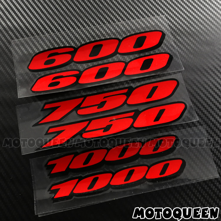 适用铃木GSXR GSR 600 750 1000摩托车改装饰油箱排量标贴纸贴花