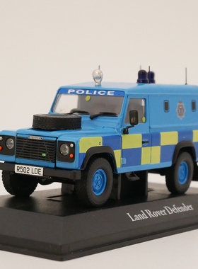 1:43 Land Rover Defender路虎卫士英国警车合金玩具汽车模型摆件